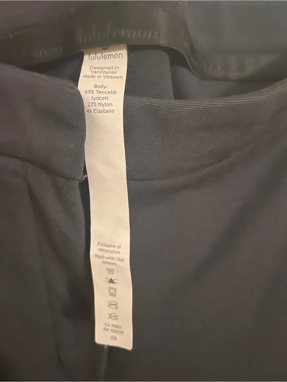 lululemon athletica Black Straight-Leg Women's Trousers